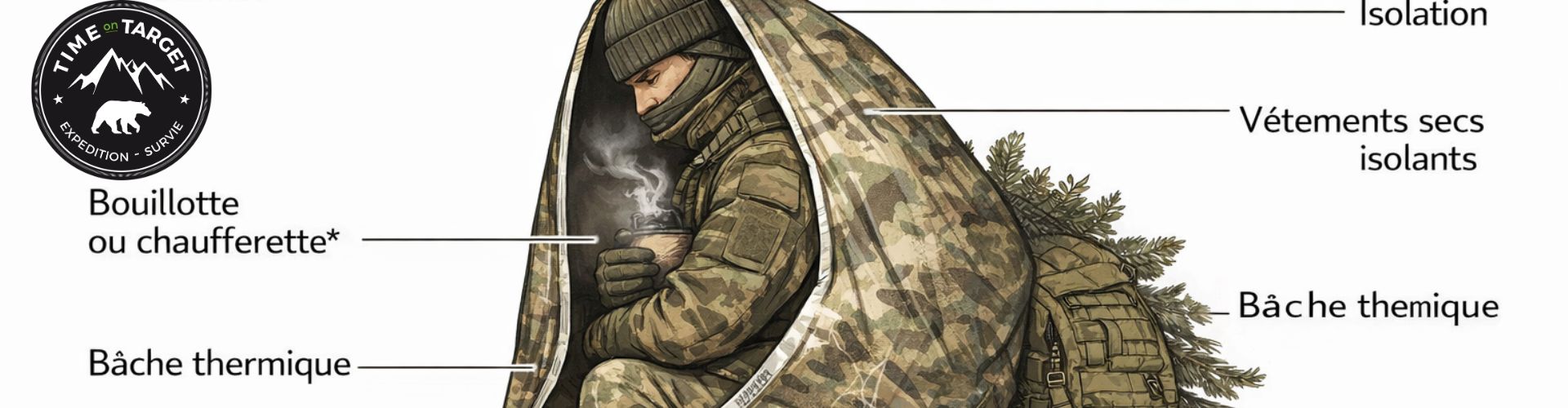 se protéger du froid en bivouac